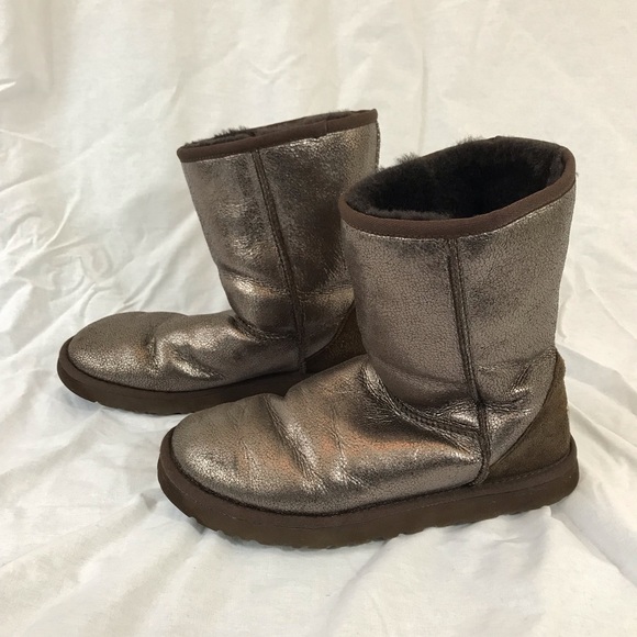 UGG boots metallic brown size 9 - Picture 4 of 6